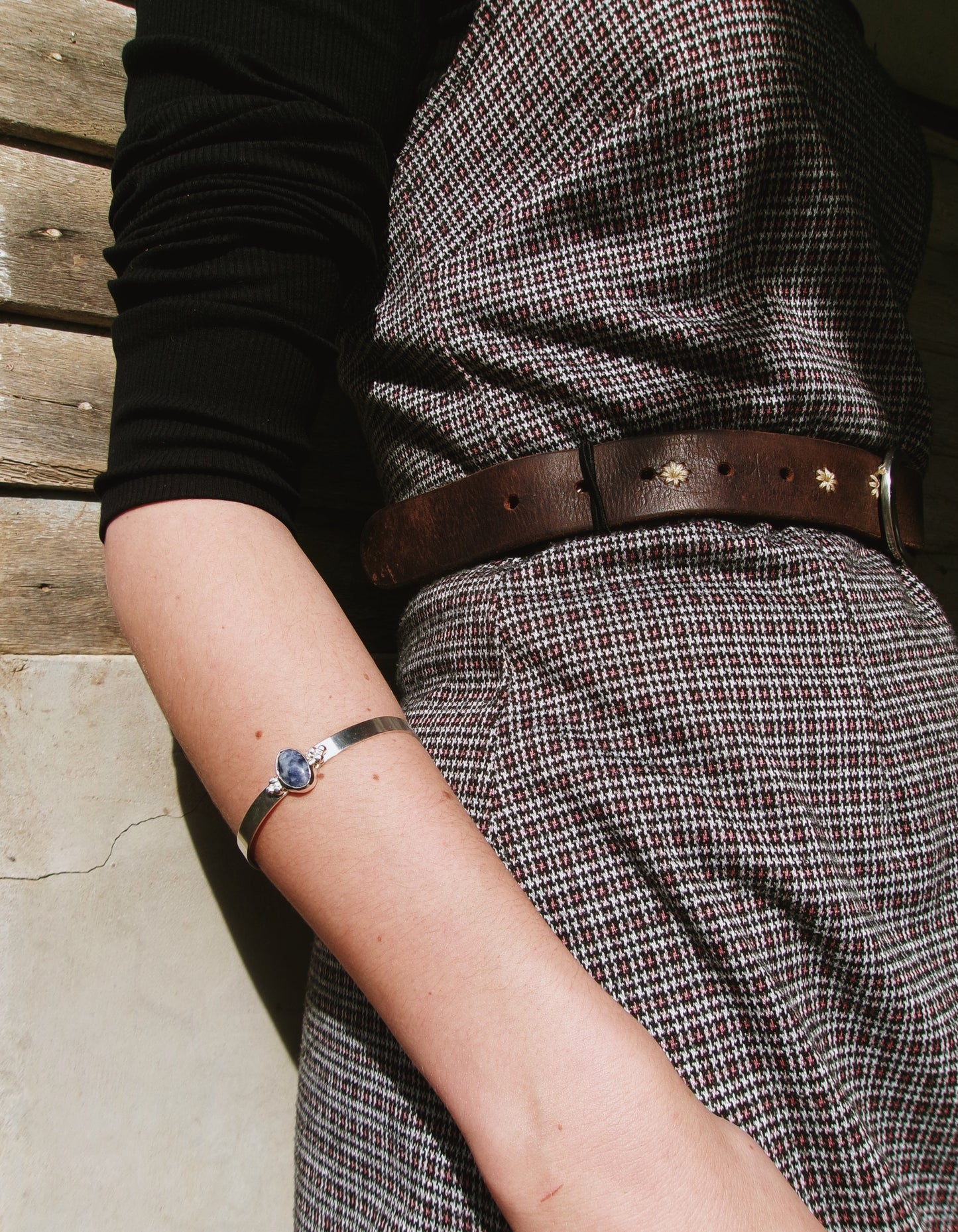 Dotted jasper cuff